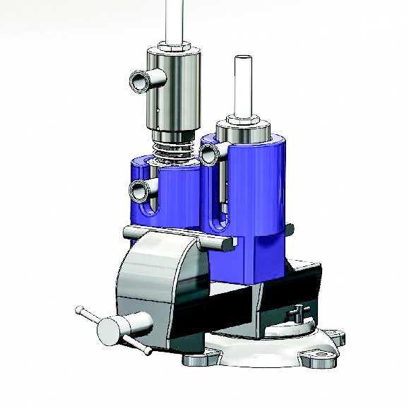 A CAD drawing of the FBN valve fixture tool kit.